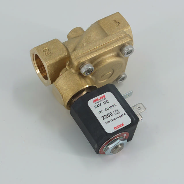 Solenoid valve for water inlet 24 vdc