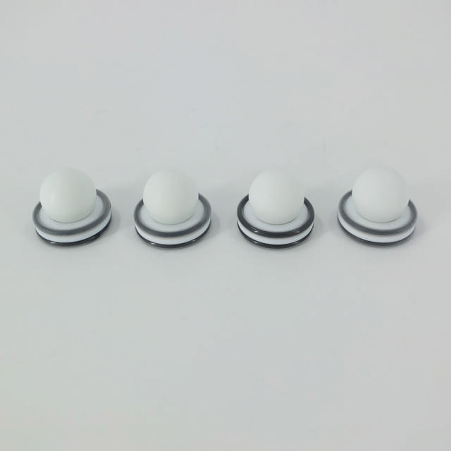 Balls & seats, Teflon, set of 4x4 DL/DH 25