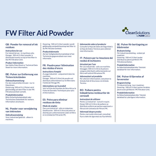 FW Filter Aid Powder (7,3kg)